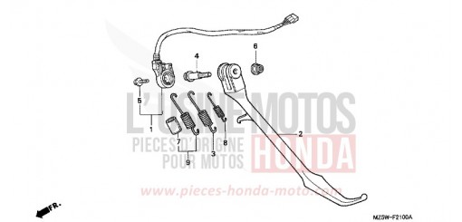 BEQUILLE VF750CX de 1999